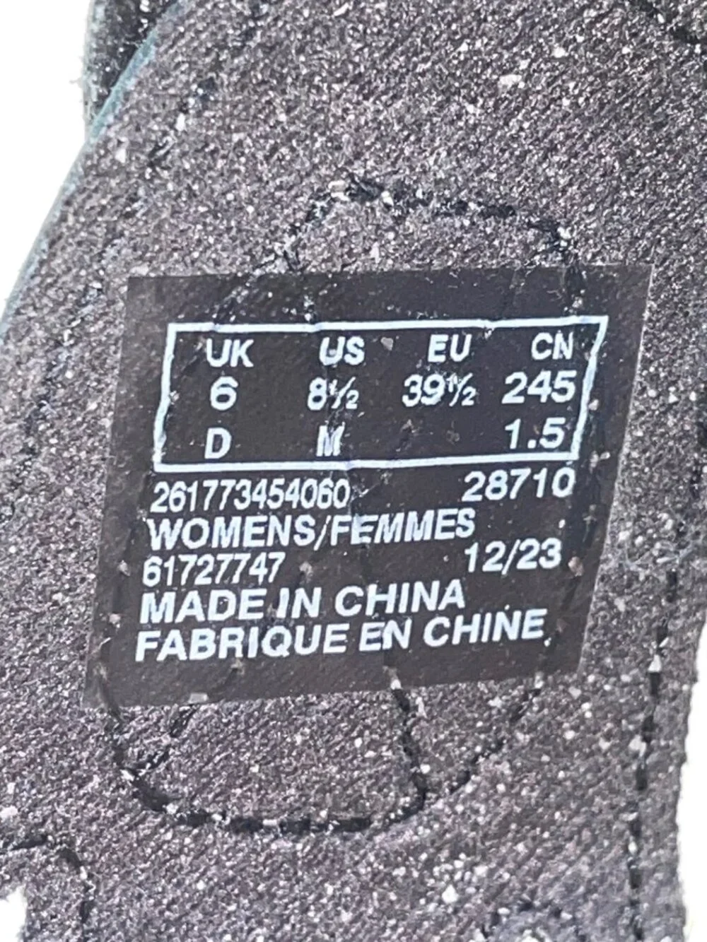 Clarks Women’s Black Leather Ultimate Comfort Ruby Slide Sandals Size 8.5 M - Picture 5 of 9